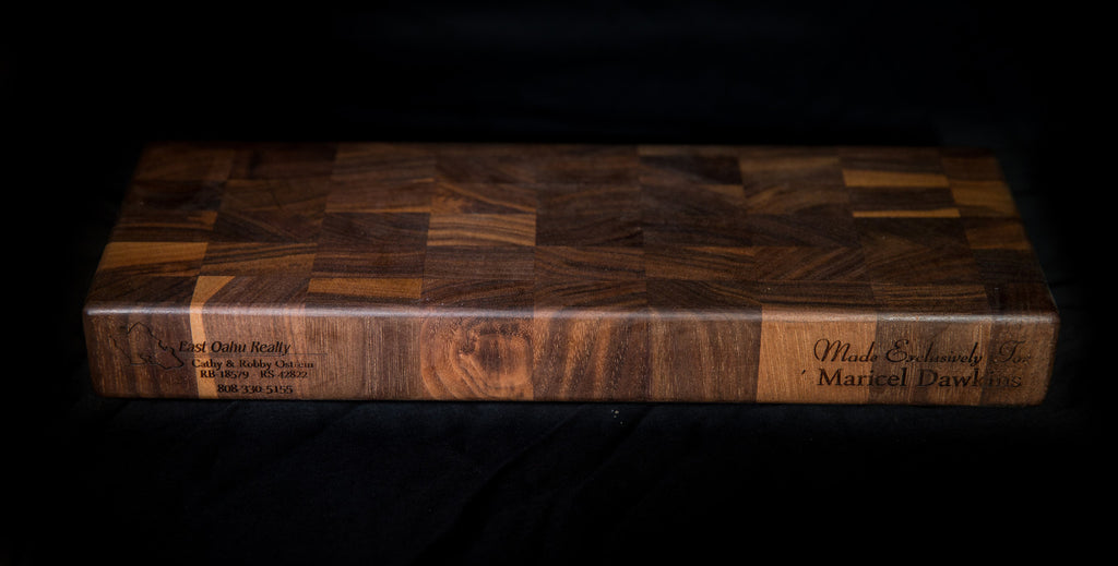 Small Butcher Block with personalization pkg.